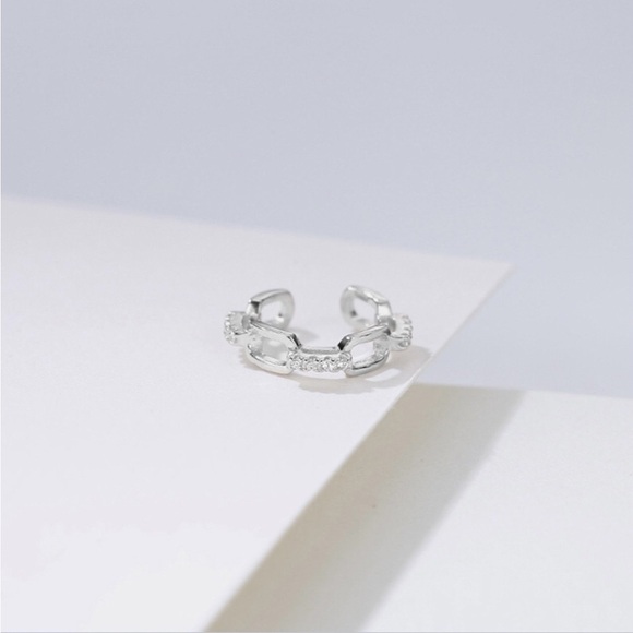 Single Accent Copper Fashion Cuff Style No Piercing Earring - Picture 8 of 8